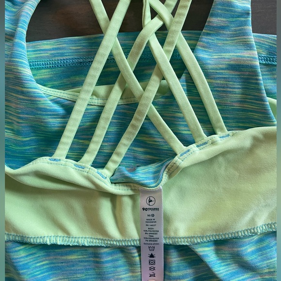 90 Degrees Girls Tank Top with Shelf bra. Size 10 - Picture 3 of 3